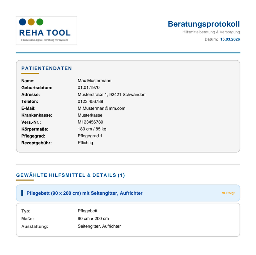 Fertiges PDF Protokoll